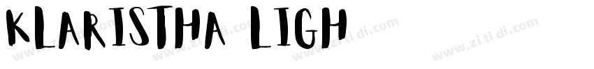 Klaristha Ligh字体转换